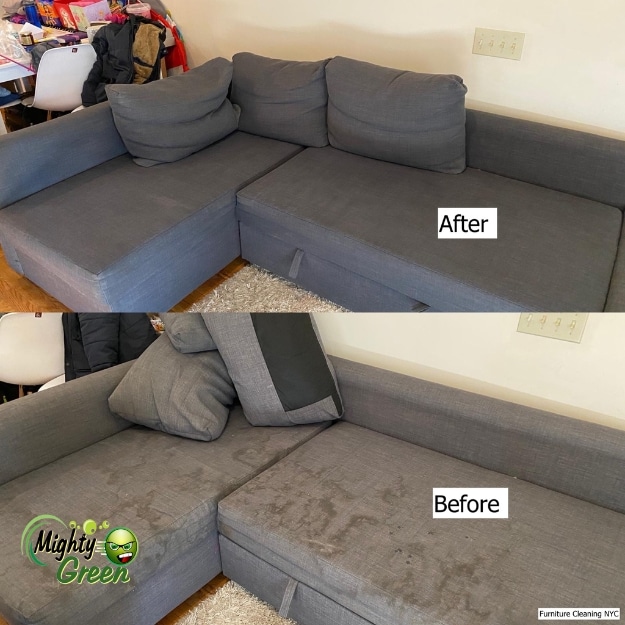 Before & After Upholstery Cleaning Paso Robles